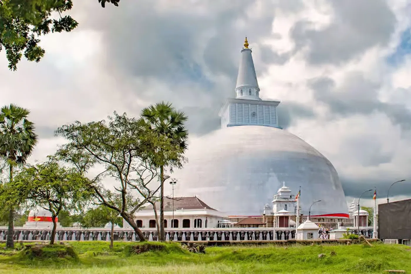 Ancient stupa and ruins in Anuradhapura