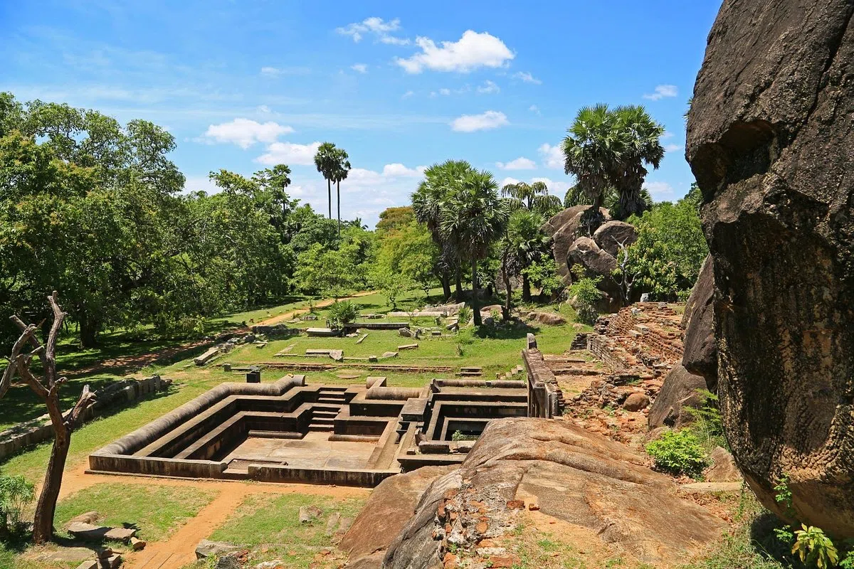 Ancient ruins and stupas in Anuradhapura