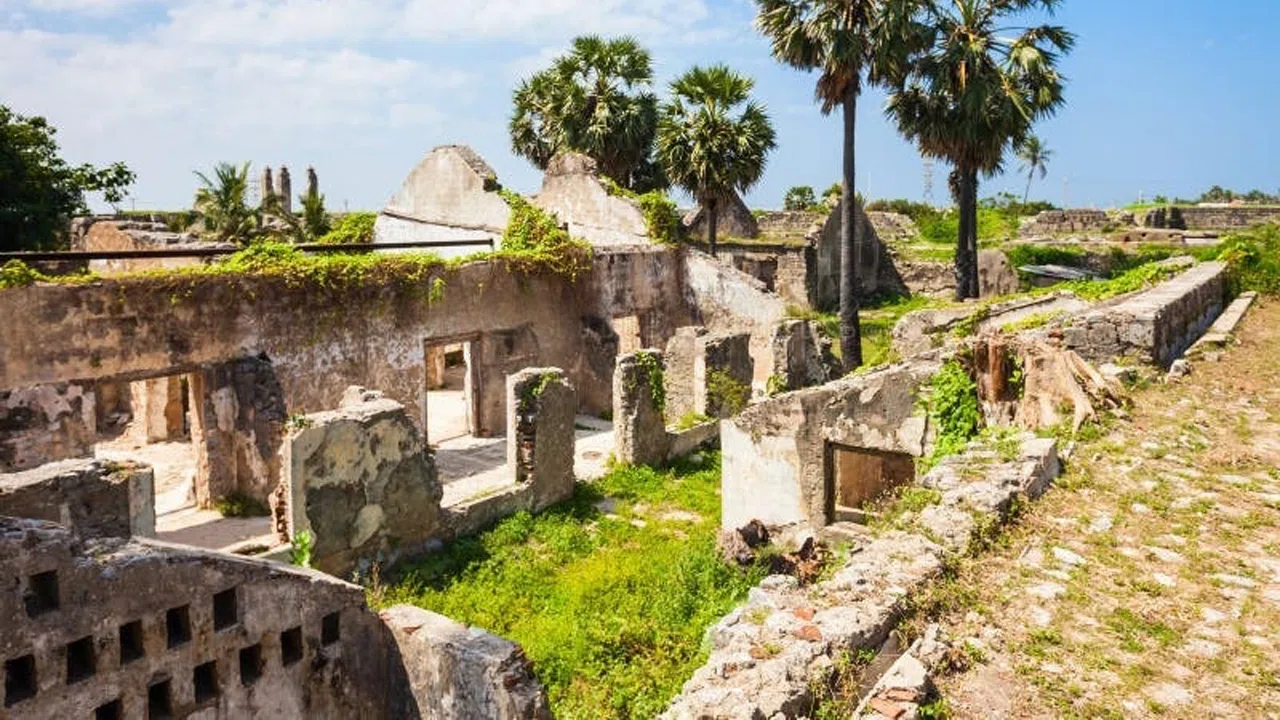 Mannar Fort and coastal landscape