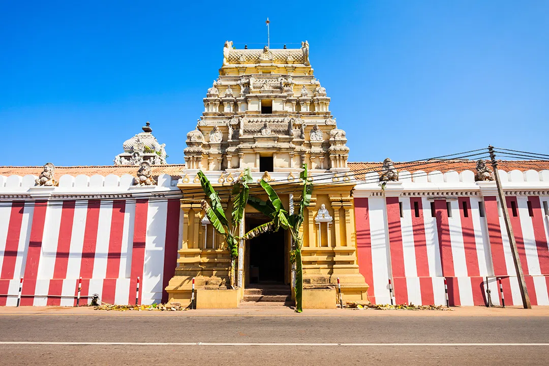 Exterior of Munneswaram Temple in Chilaw