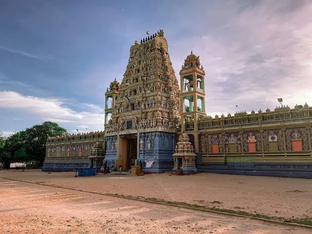 Exterior of the Manavari Temple shrine