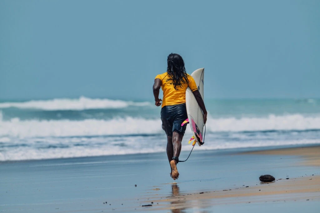 Palm-lined Bentota beach on Sri Lanka’s south-west coast