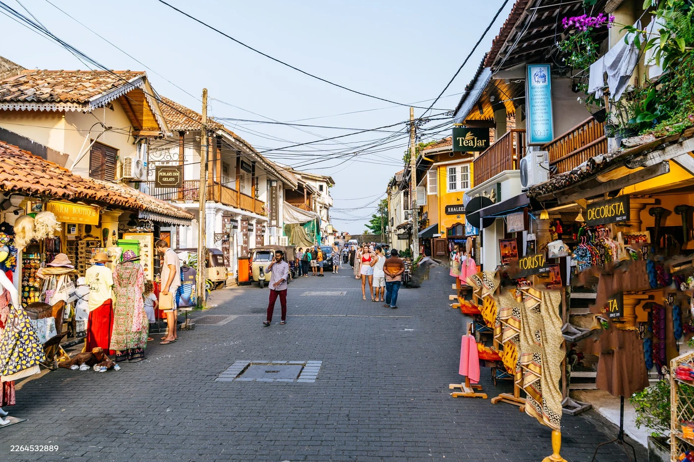 Historic streets inside Galle Fort