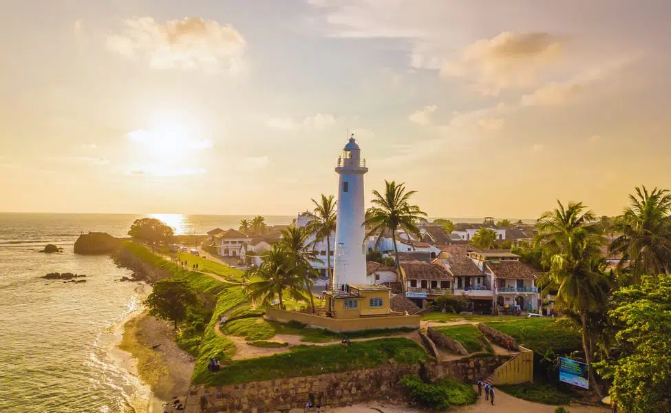 Historic streets inside Galle Fort