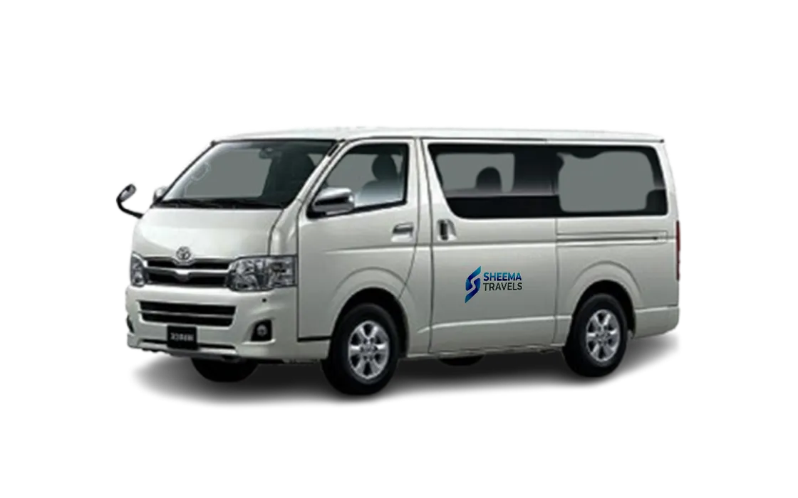 Toyota KDH Flat Roof with driver in Sri Lanka
